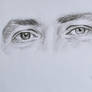 Eyes of a friend, charcoal exercise