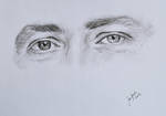Eyes of a friend, charcoal exercise by jane-beata