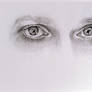 Graphite exercise, eyes of a friend