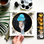 Inktober 2019, Day 4 - Freeze by jane-beata