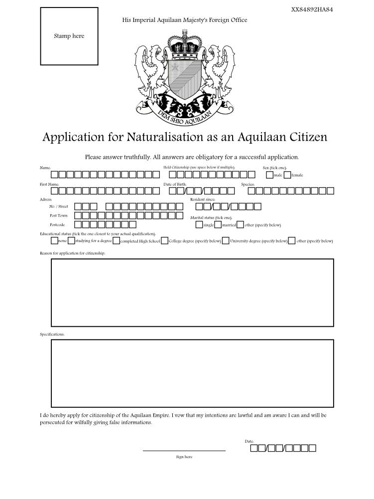 Aquilaan Naturalisation Form by firelord-zuko on DeviantArt
