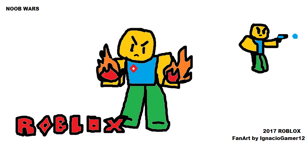 Noob Roblox Drawing by Rheaventura on DeviantArt