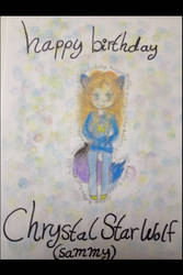 Happy birthday to ChrystalStarWolf!