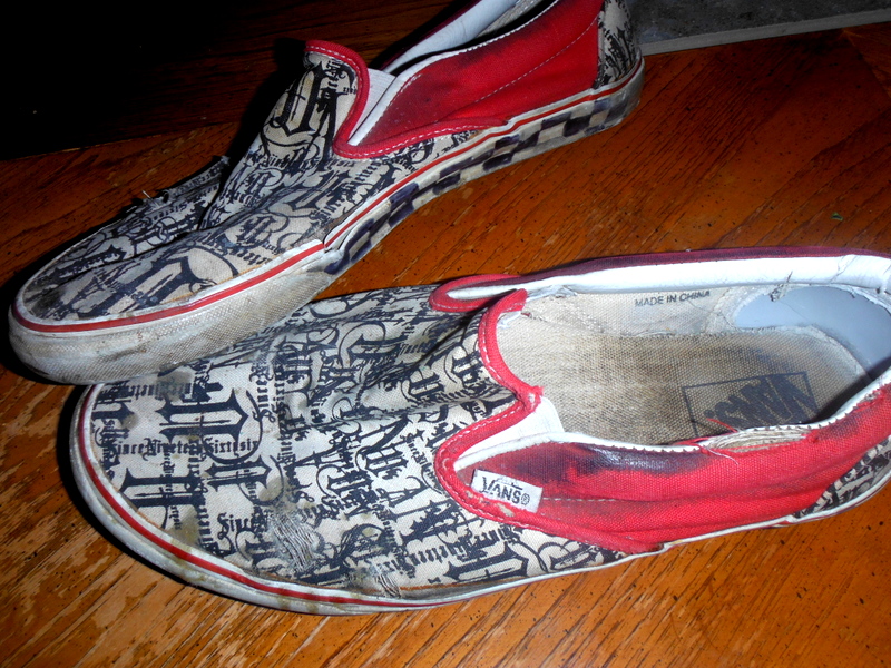 Old Vans 1966 30yr anniversary 1996 slip-ons