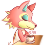 Freya with Coffee