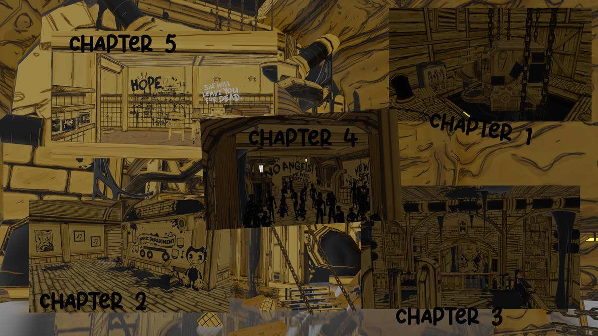 Release of the five map from BATIM by Inkwell-Island on DeviantArt