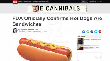 FDA Officially Confirms Hotdogs Are Sandwiches.