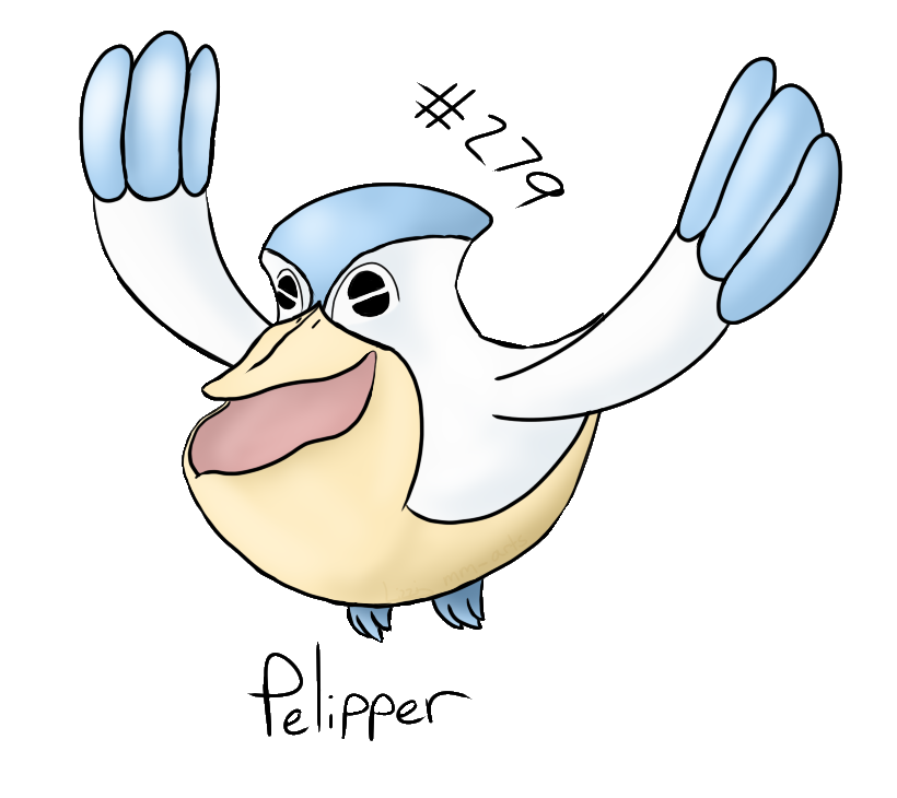 Pokecember Day Two: Pelipper by MadamMayh3m on DeviantArt