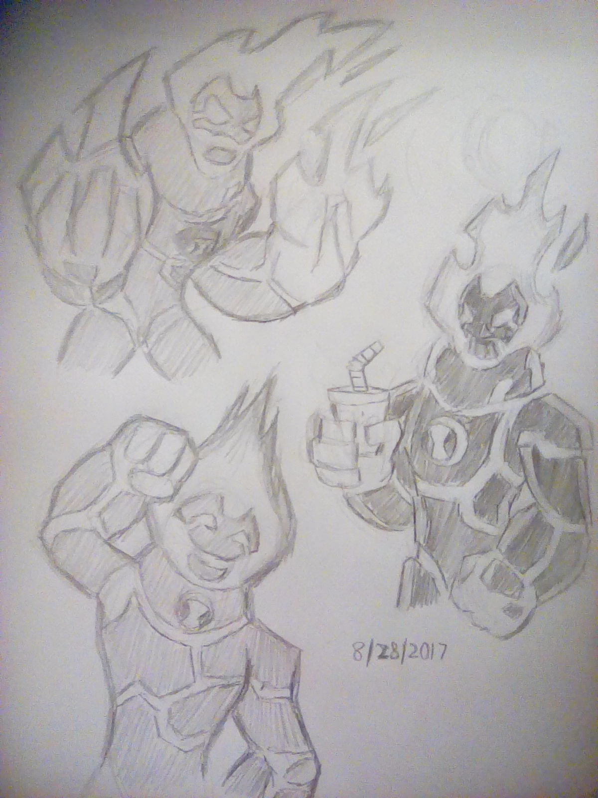 More Heatblast sketches