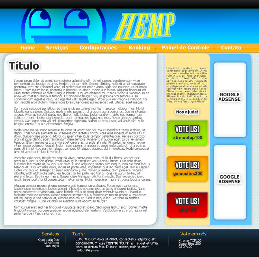Hemp Server Layout ++ by luizhr on DeviantArt