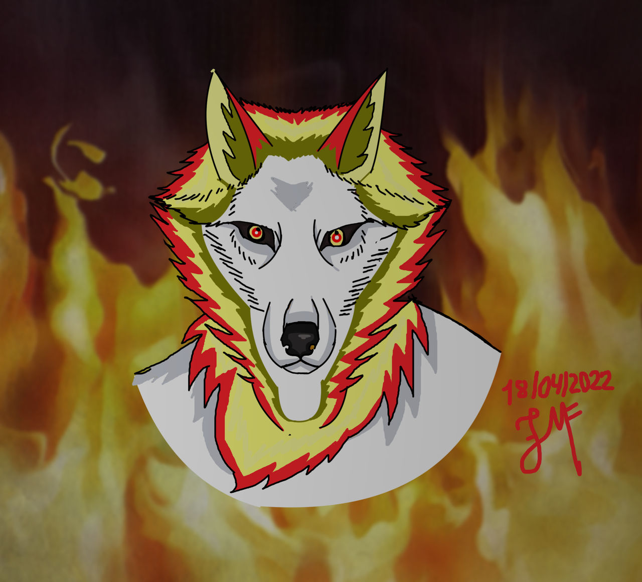 Ember Wolves Banner Ember Wolf by Valdenir9807 on DeviantArt