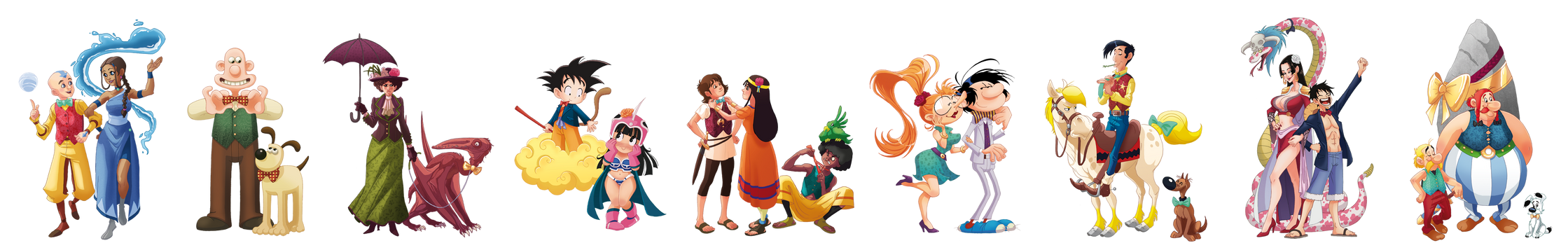 Wedding linup by jackpot-comics on DeviantArt