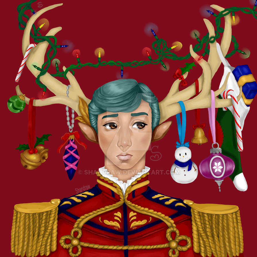 Sad Reindeer by Shandraw on DeviantArt