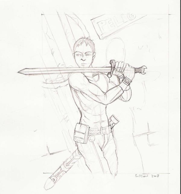 Shev, Shadowrunner Swordy WIP