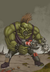 Ork macehand guy