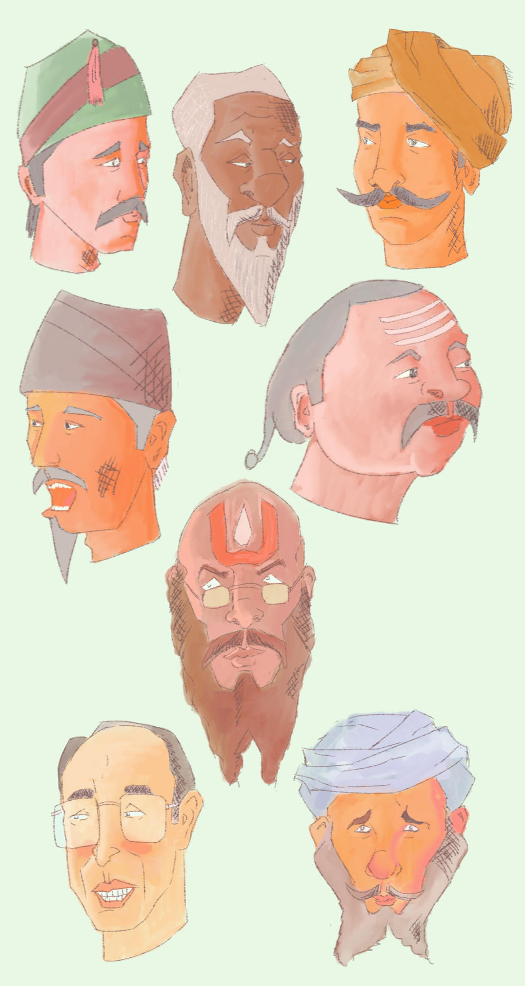 drawing characters drawing characters