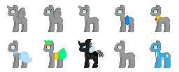 Free adoptable pony pixel base by Rebecca-doodles