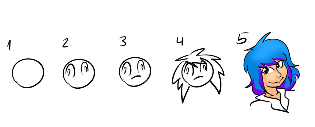 Step by step by Rebecca-doodles on DeviantArt