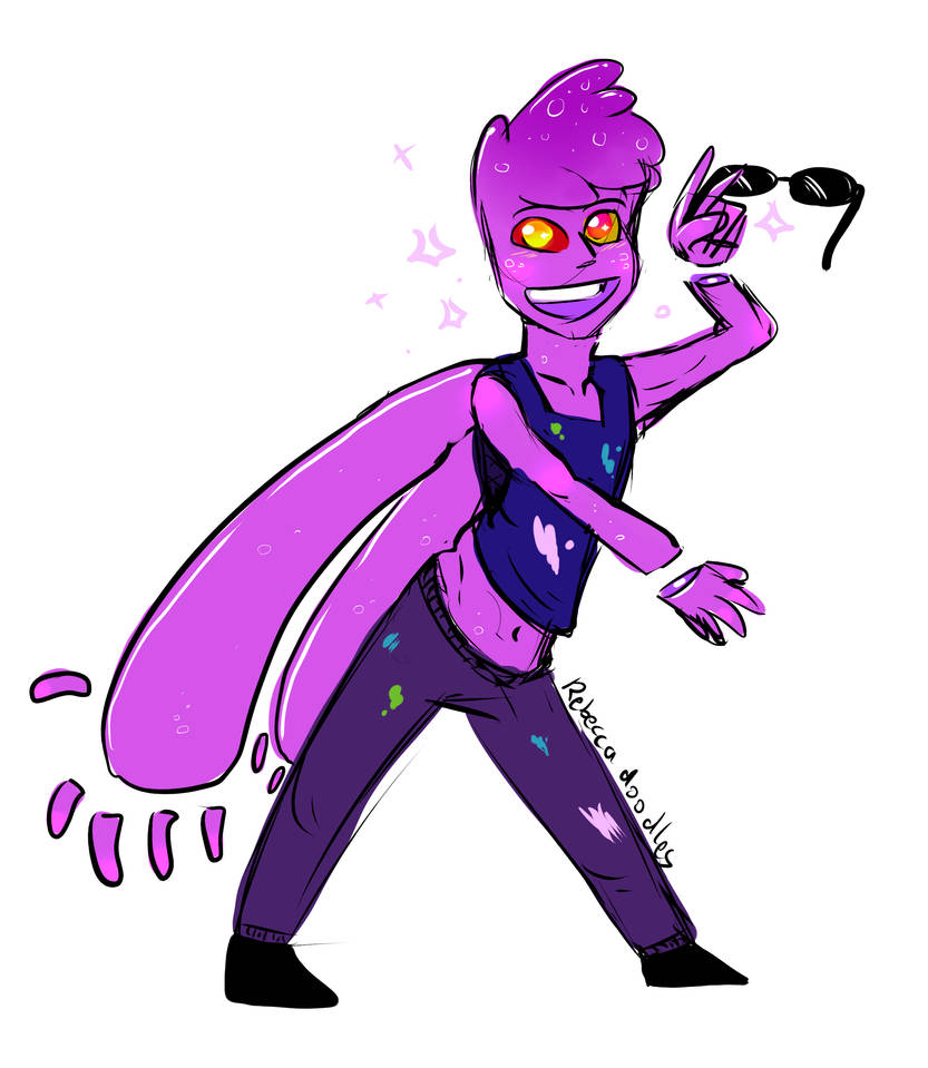 purple-goo-monster by Rebecca-doodles on DeviantArt