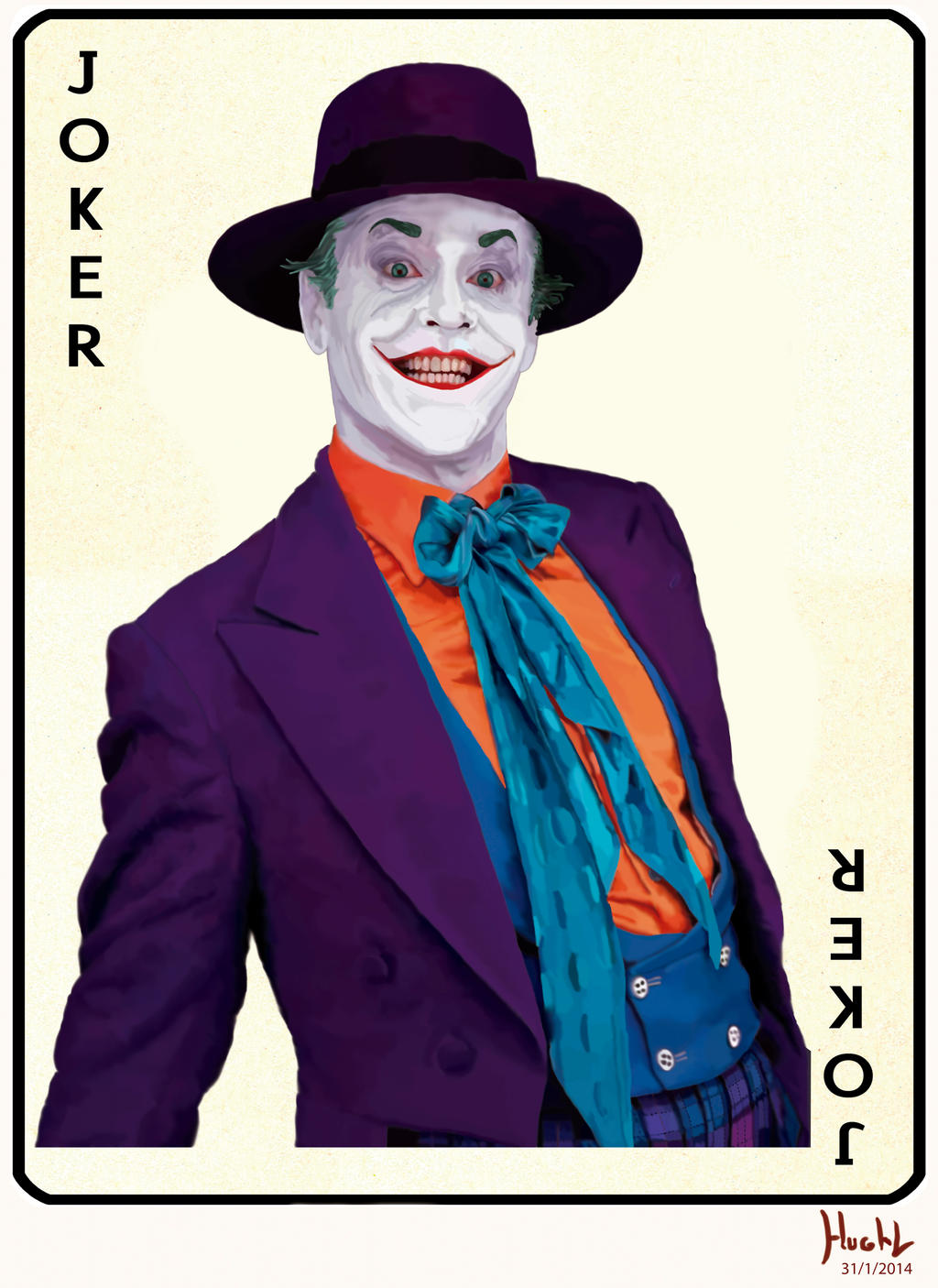 Jack Nicholson Joker by Shinnh on DeviantArt