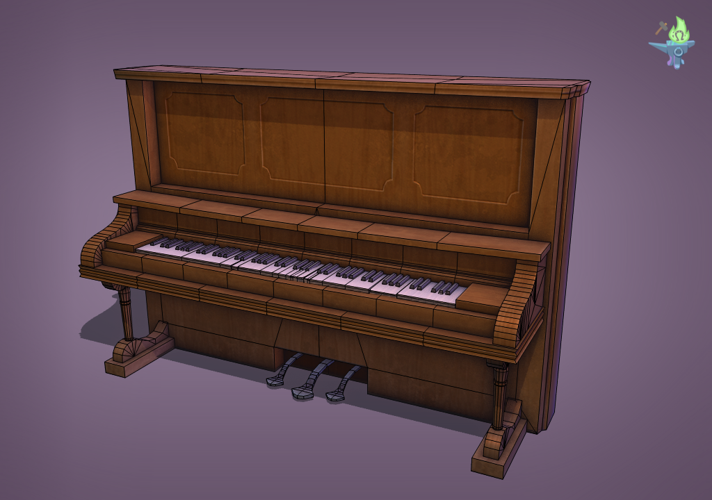 Piano Wireframe