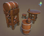 Barrel Tavern Set by BenFlex