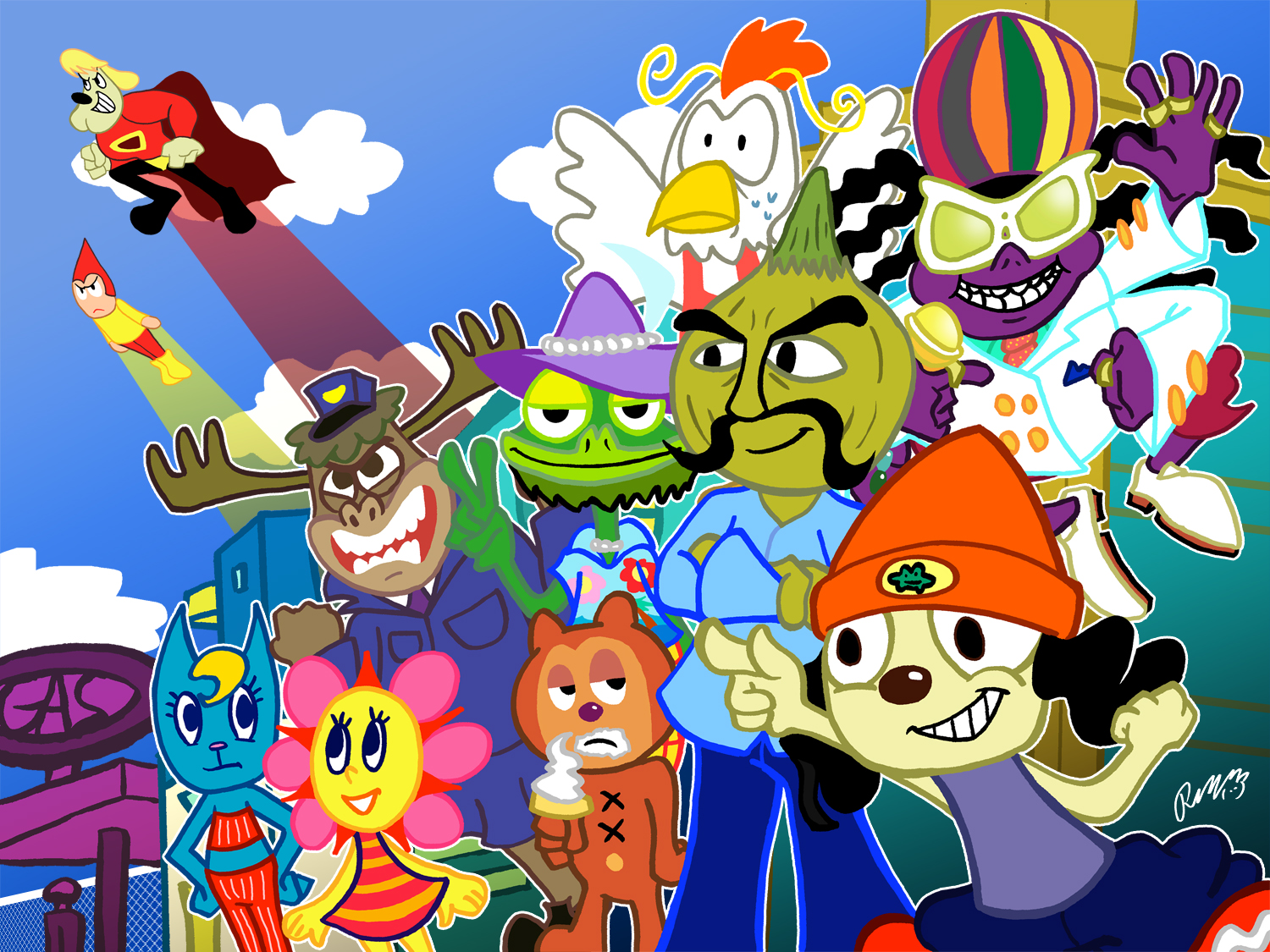 PaRappa the Rapper :. by GamingGoru on DeviantArt