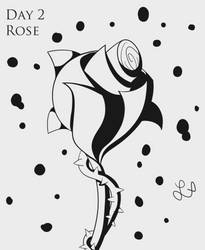 Inktober Day 2 - Rose