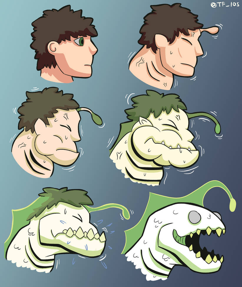 Ben 10 - Ripjaws Head Transformation Sequence by lospolltioz on DeviantArt