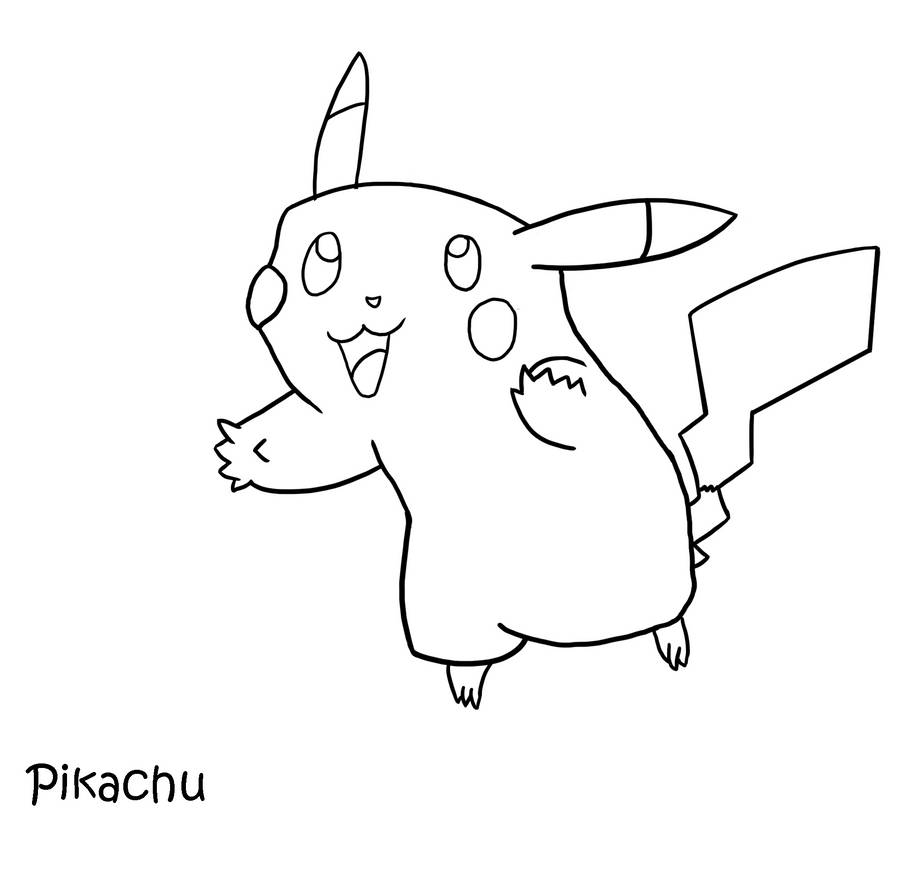 Line Vector Pikachu Pikachu Lines by pokedavid10 on DeviantArt