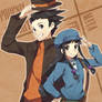 Phoenix Wright and Maya