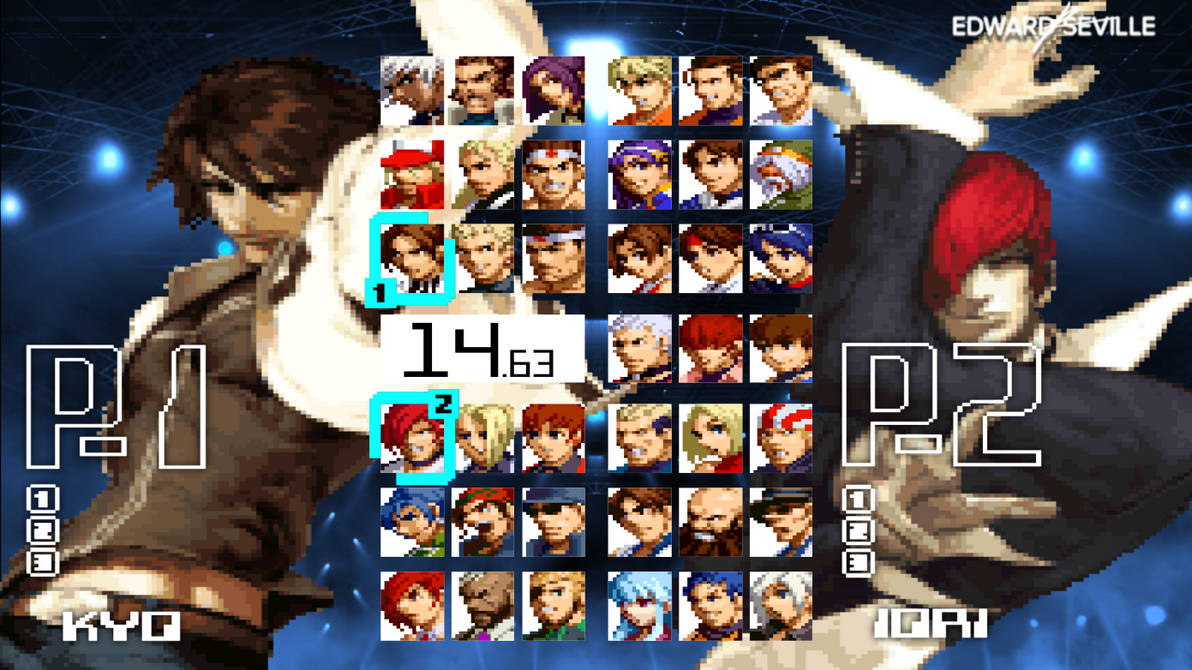 Kof Screen KOF 2002 Screen Select by EdwardSeville on DeviantArt