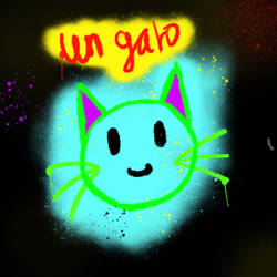 A cat (un gato)