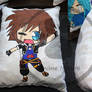 Sora kingdom hearts pillow