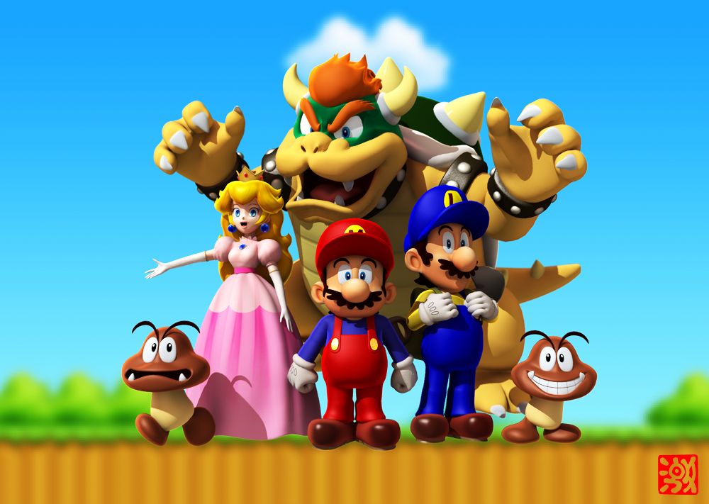 All Mario Characters by Estebanisawesome on DeviantArt