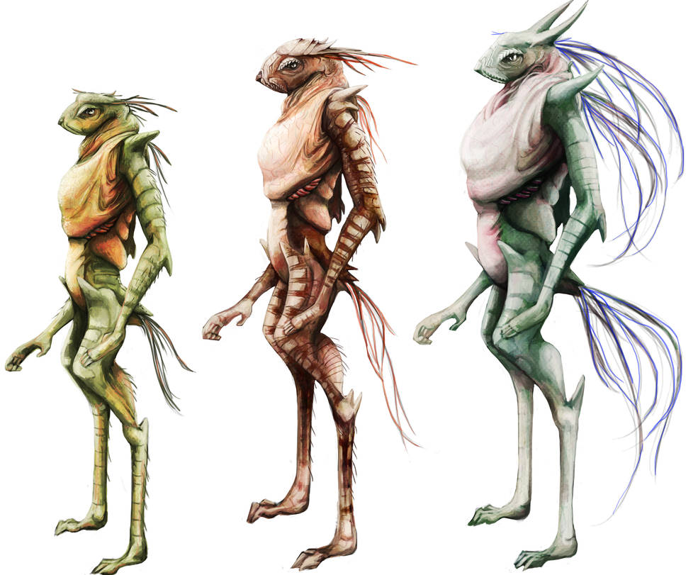 Deviantart Alien Types Alien Concept Final Colour and Texture by TylerzArt on DeviantArt