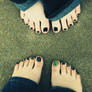 Me and Britt's toes!