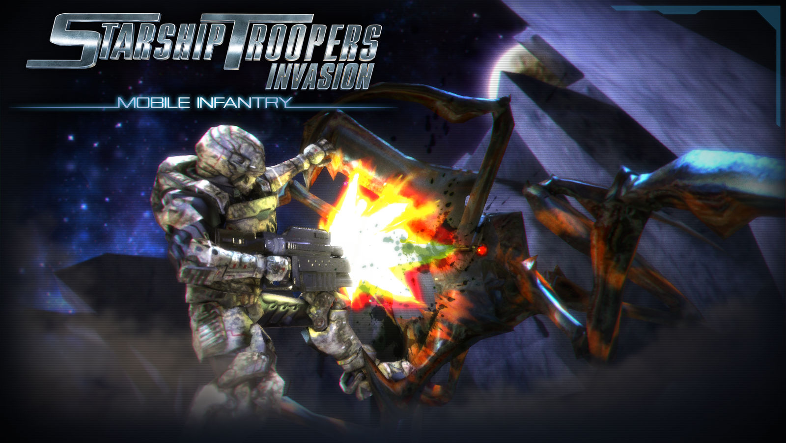 Starship Troopers: Invasion Mobile Infantry Splash