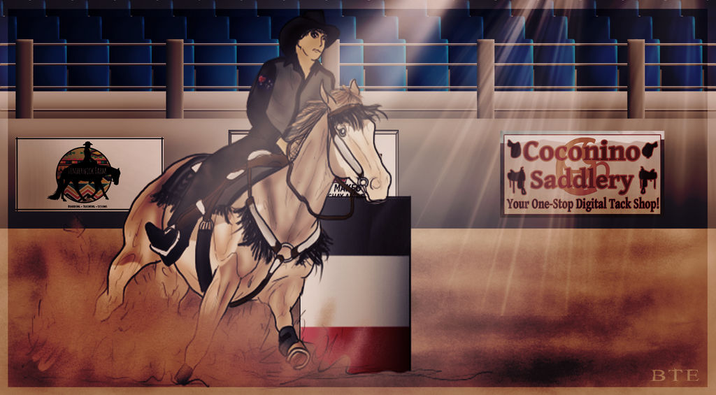 BTE Bailey's On Ice: Barrel Racing by Beyond-The-Embers on DeviantArt