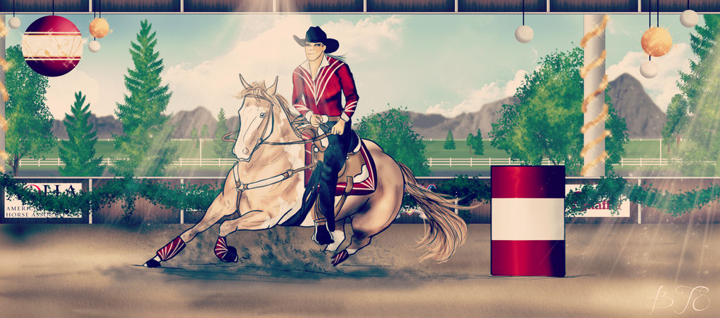 Bailey December Barrel Racing by Beyond-The-Embers on DeviantArt