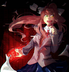 [DDLC] JUST MONIKA [+SPEEDPAINT]