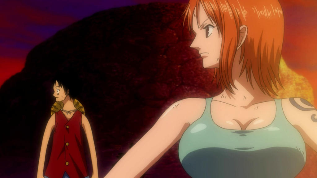 Nami And Luffy One Piece Movie 7 By Berg Anime On Deviantart