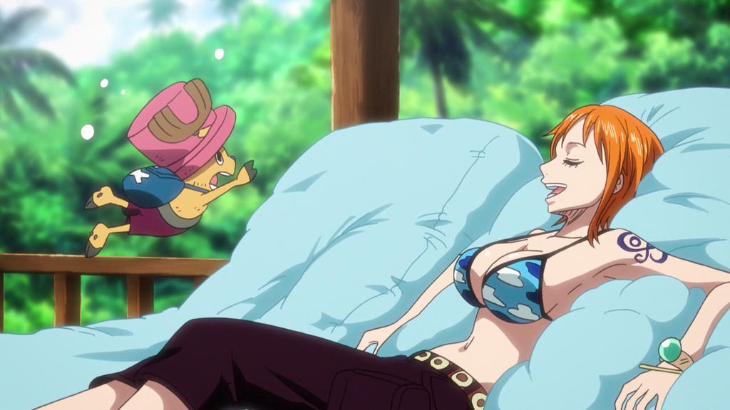 Nami and Chopper - One Piece Episode of Skypiea by Berg-anime on DeviantArt...