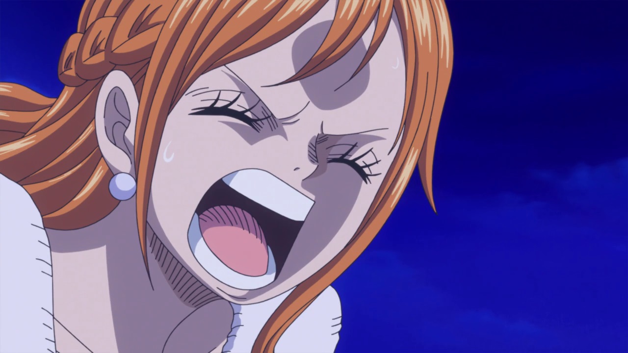 Nami crying - One Piece ep 851 by Berg-anime on DeviantArt