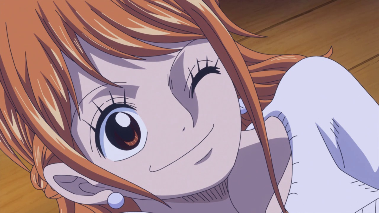 Nami Cute Wink One Piece Ep 864 By Berg Anime On Deviantart