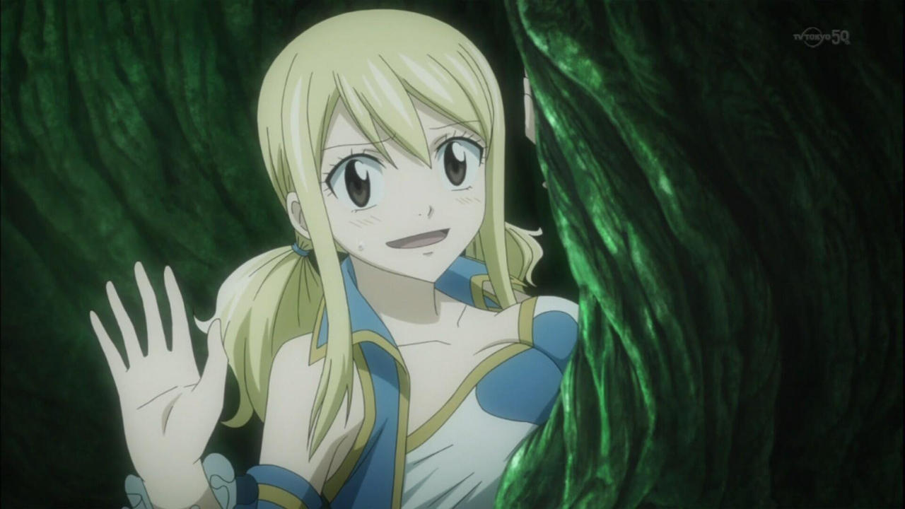Lucy stuck Fairy Tail ep 180 by Berganime on DeviantArt