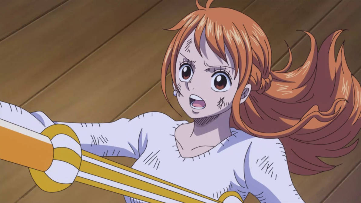 Nami crying - One Piece ep 851 by Berg-anime on DeviantArt