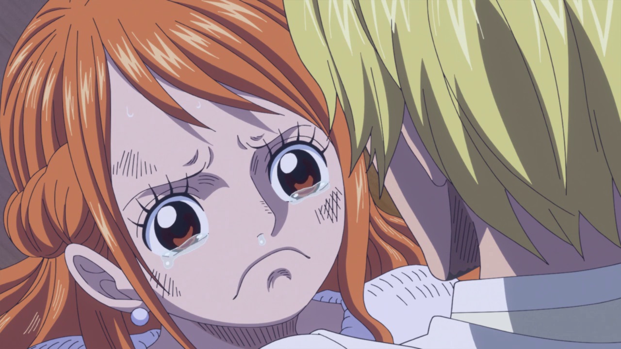 Nami crying for Sanji - One Piece ep 866 by Berg-anime on DeviantArt