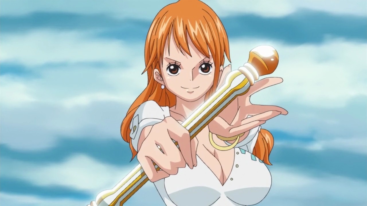 Nami and Otama - One Piece ep 1050 by Berg-anime on DeviantArt