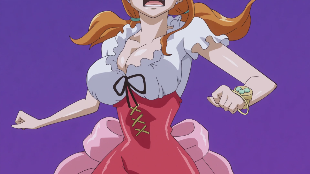 Nami Sexy Cleavage One Piece Ep 790 By Berg Anime On Deviantart